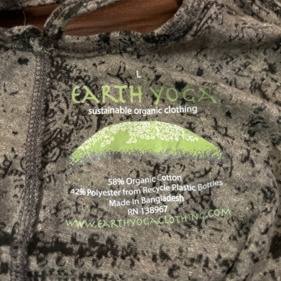 EARTH YOGA  Long Sleeve Tops size Large - Picture 4 of 9